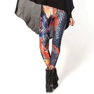 Very rare black Milk Phoenix leggings